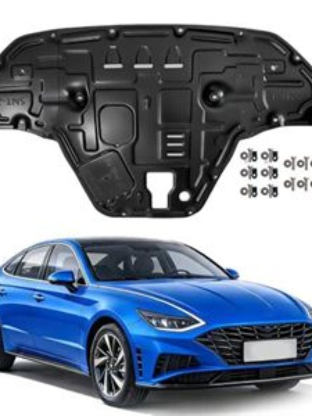 Engine Splash Shield Fit for Hyundai Sonata 2020-2023 Engine Case Guard Under Co